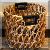 D20. Woven basket. 